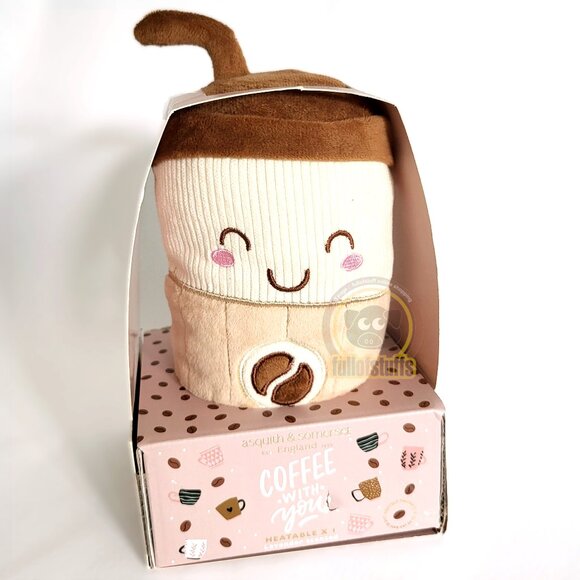 Asquith & Somerset Heatable Lavender Scented Aromatherapy Coffee Cup Plush - Picture 1 of 2